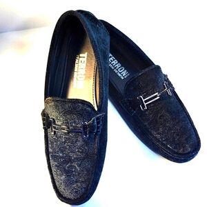 Terroni Black Men/Boys Black Buckle Dress, Casual Shoes *Used/ Good Condition*